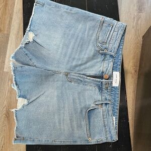 Dear John Light Blue Jean Shorts